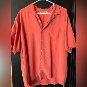 Tommy Bahama 100% Silk Button Down
